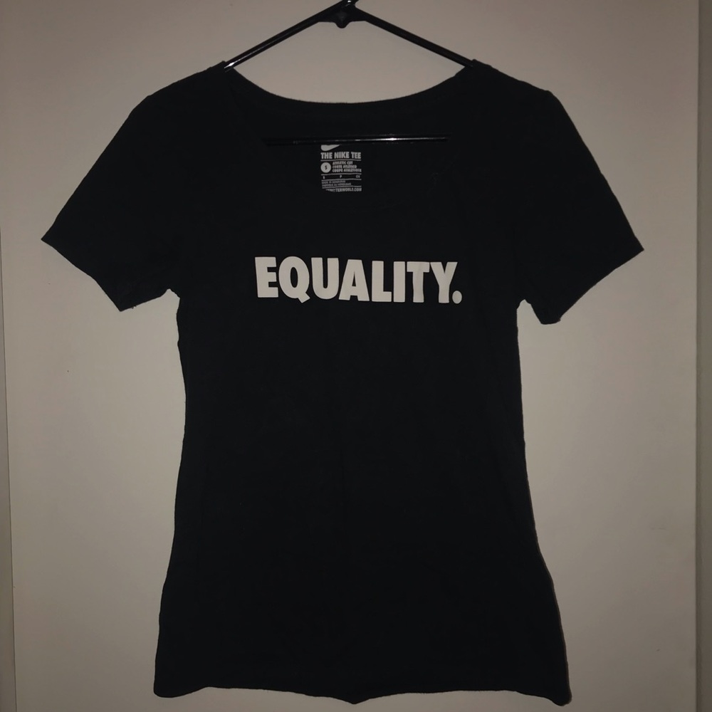 Nike EQUALITY Women’s T-Shirt Black and White